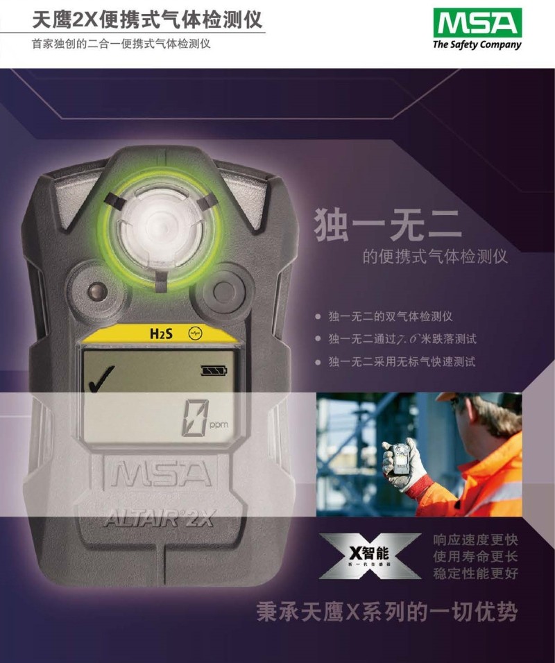 梅思安10161484（進(jìn)口版）天鷹2XT雙氣體檢測(cè)儀圖1