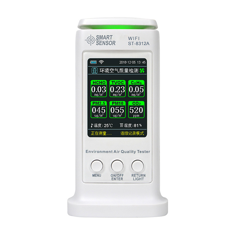 ?，擲T-8312A（WIFI版）環(huán)境空氣質(zhì)量檢測儀圖片3