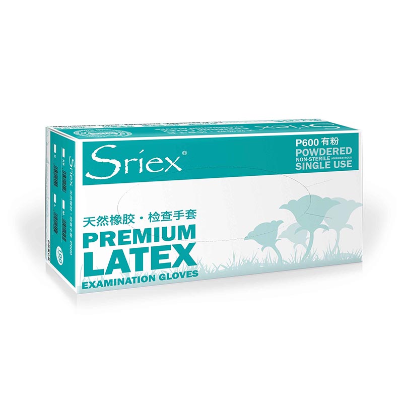 施?？礢riex P600天然乳膠檢查手套圖片