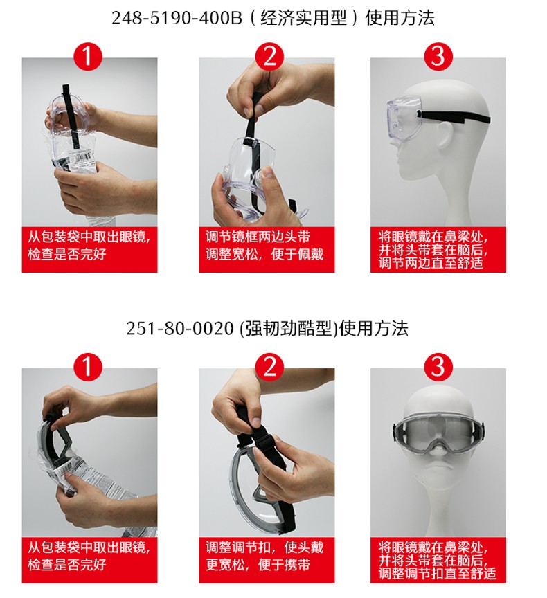 PIP 251-80-0020防霧防刮擦護(hù)目鏡圖片7