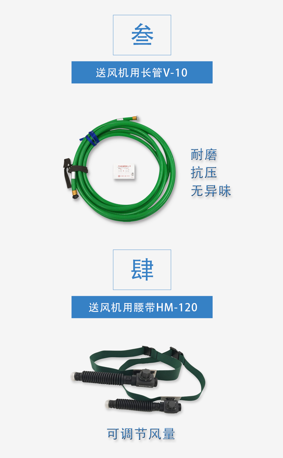 重松hm-12電動(dòng)送風(fēng)式長管呼吸器7