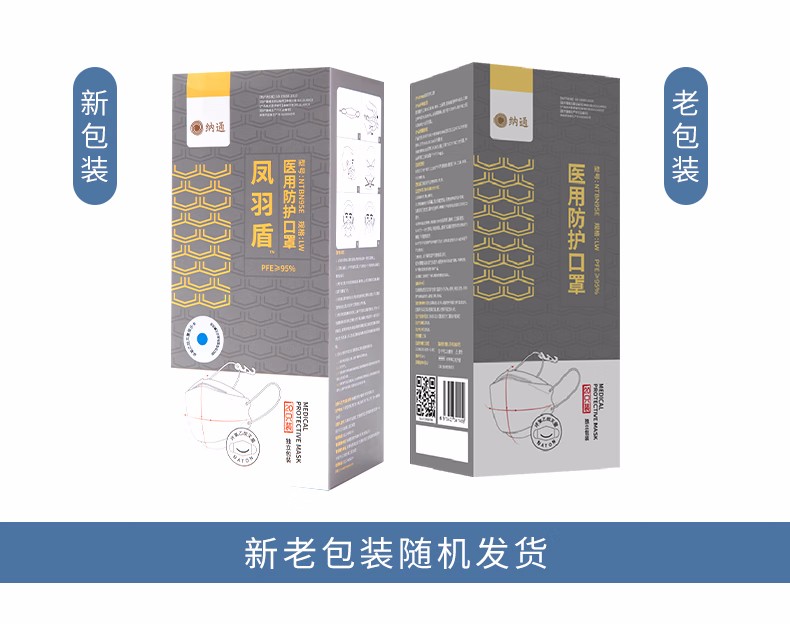 納通NTBN95E LW耳帶式KN95醫(yī)用防護口罩圖片1