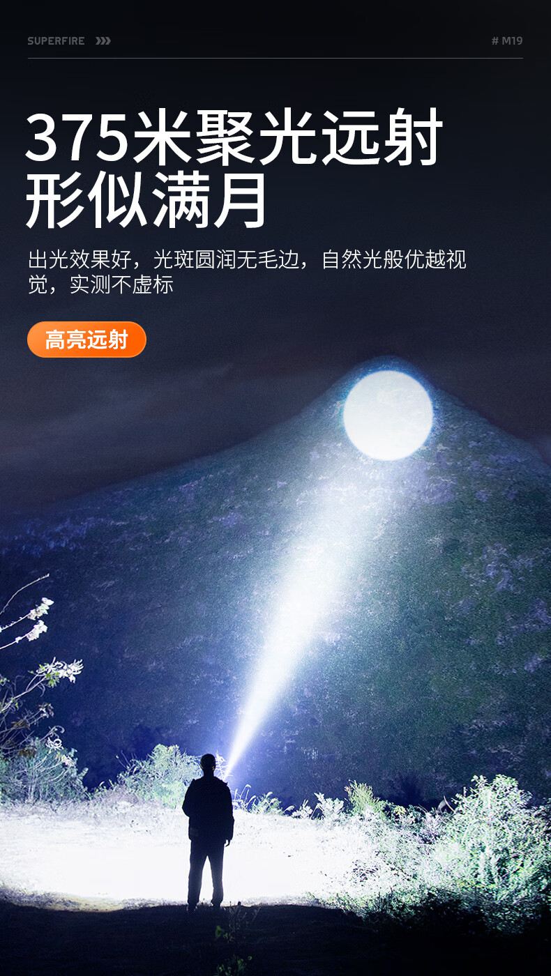 神火M19強光小鋼炮手電筒8.jpg