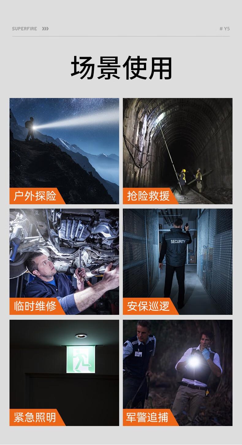 神火Y5前后雙燈白激光大功率手電筒14.jpg