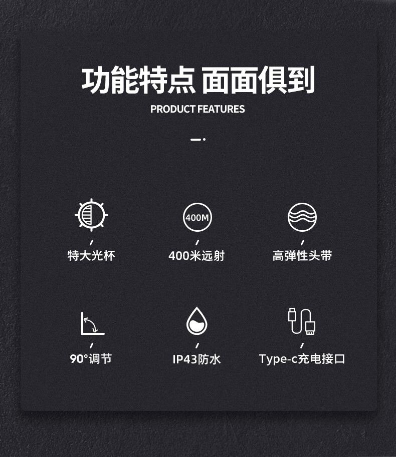 神火HL55-C智能感應(yīng)揮手即亮強光遠射戶外多用頭燈2.jpg