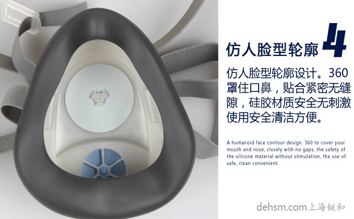 3M1201防毒面具仿臉型設(shè)計
